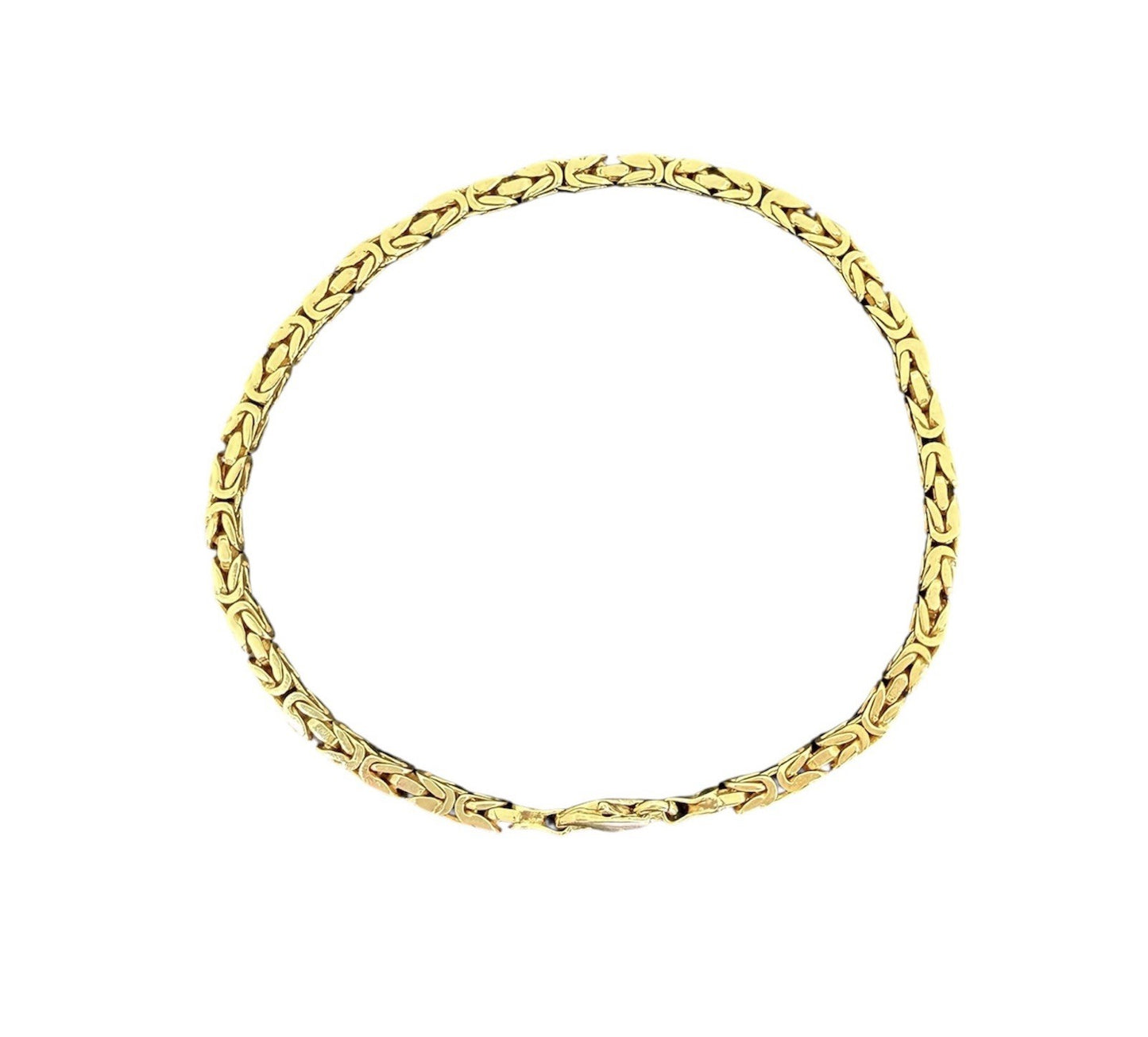 Königsarmband Königskette Gelbgold 14K/585 23cm 3mm