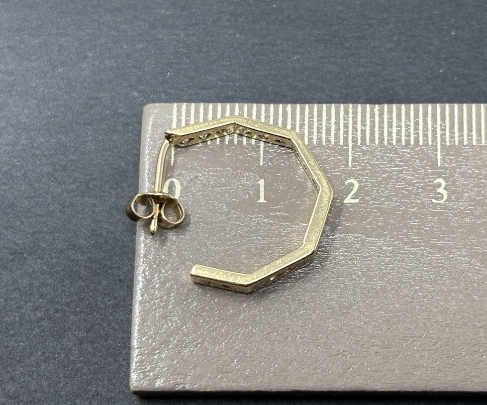 Ohrringe Gelbgold 1ct Brillanten Diamanten 14K/585 