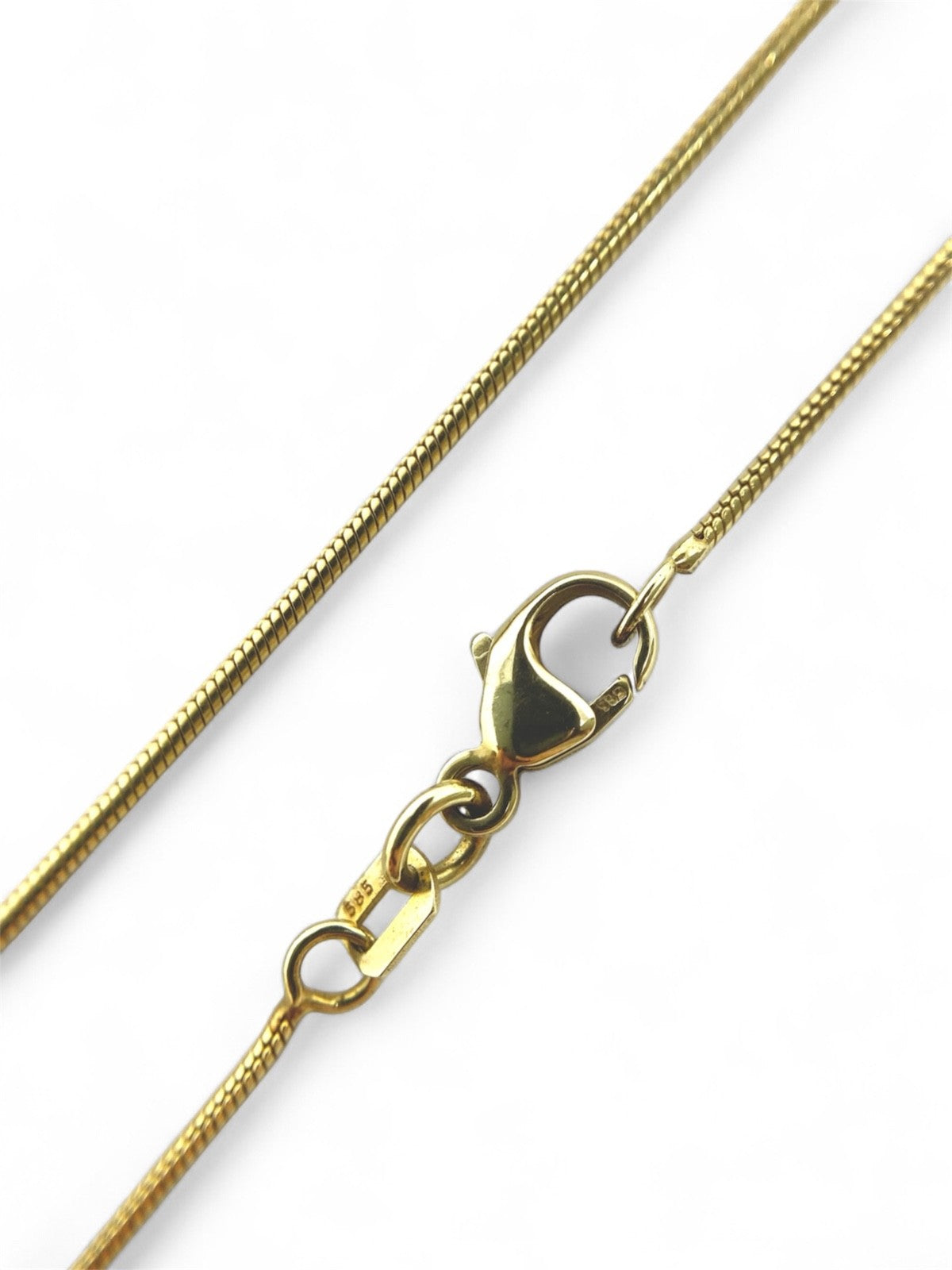 Schlangenkette Gelbgold 585 / 14 Karat 45cm