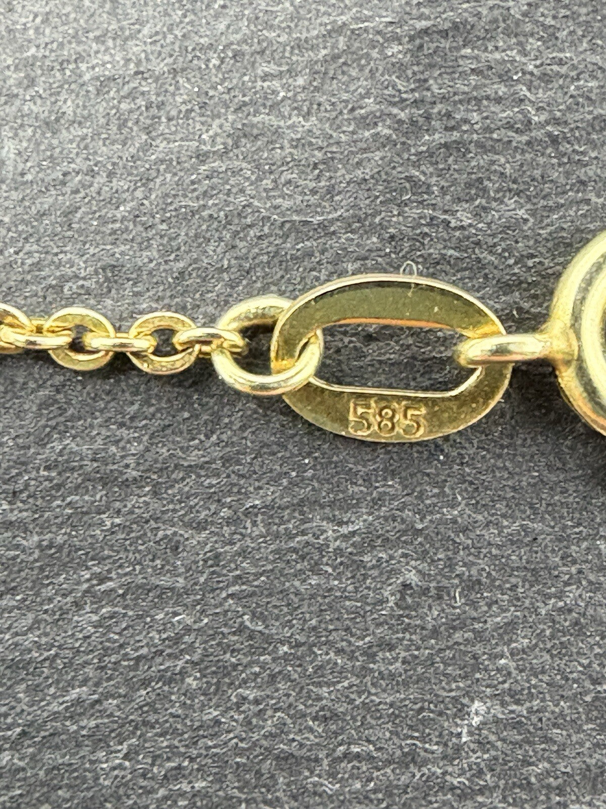 Gelbgold Ankerkette 46cm 14K/585