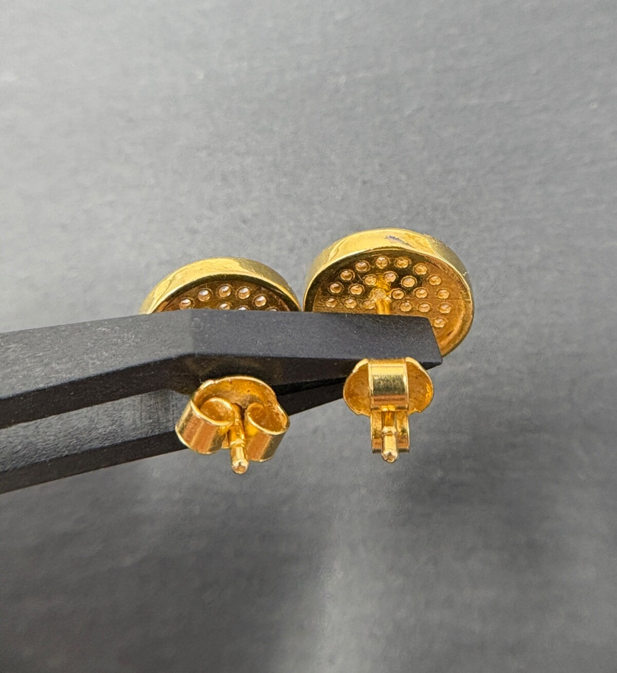 22 Karat Ohrstecker ca. 1,1ct Brillanten | 22K/916  Gelbgold