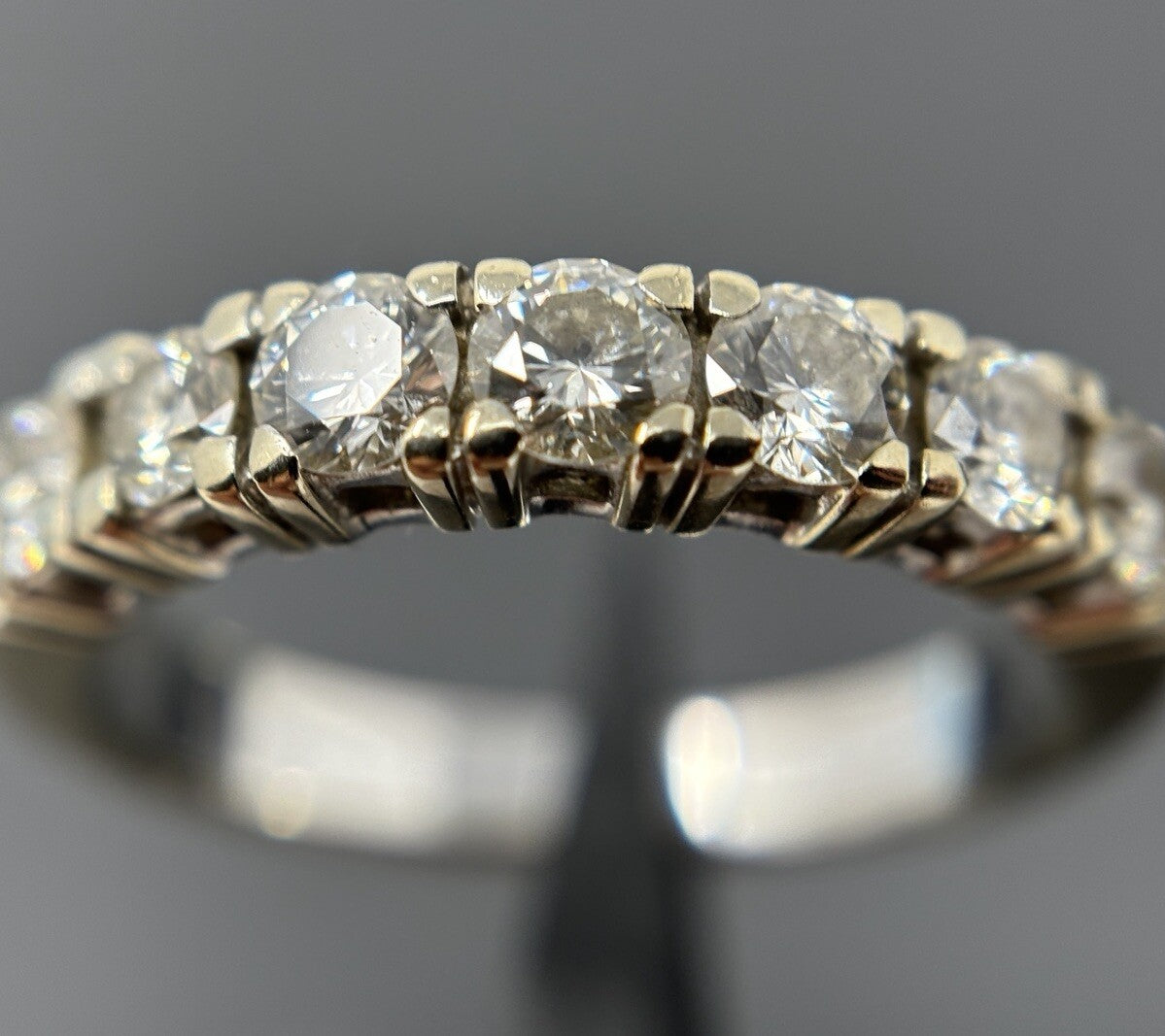 Brillantring Memory Goldring 1,0 Carat I/gW/LR Weißgold 14K/585 Gr.56