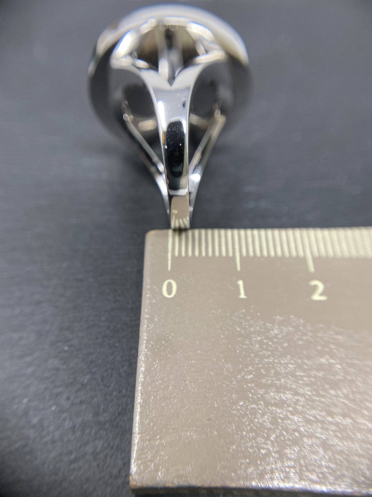 Bvlgari Ring Onyx 750 Weißgold | 18K / 750 Gr. 60