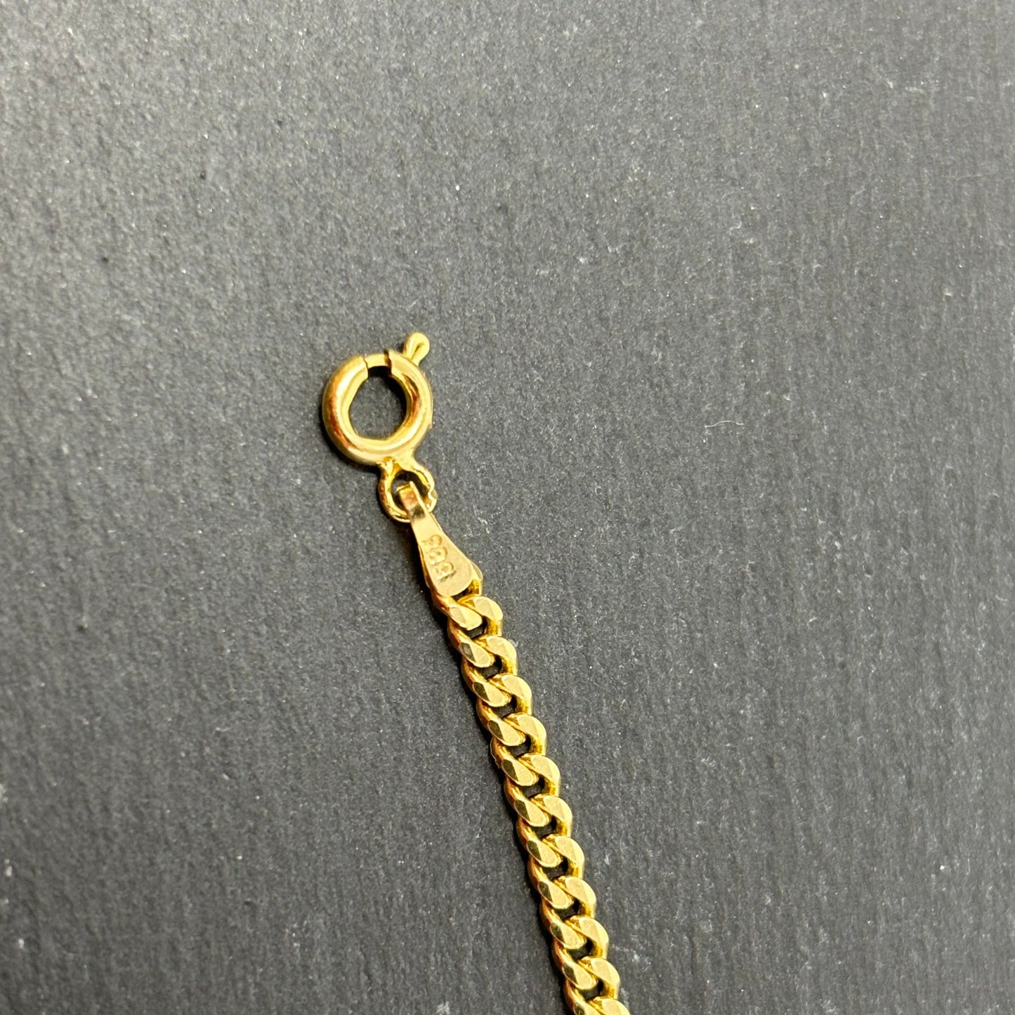 Gelbgold Panzerarmband Goldarmband 14K/585 19cm 3mm Massiv No.95