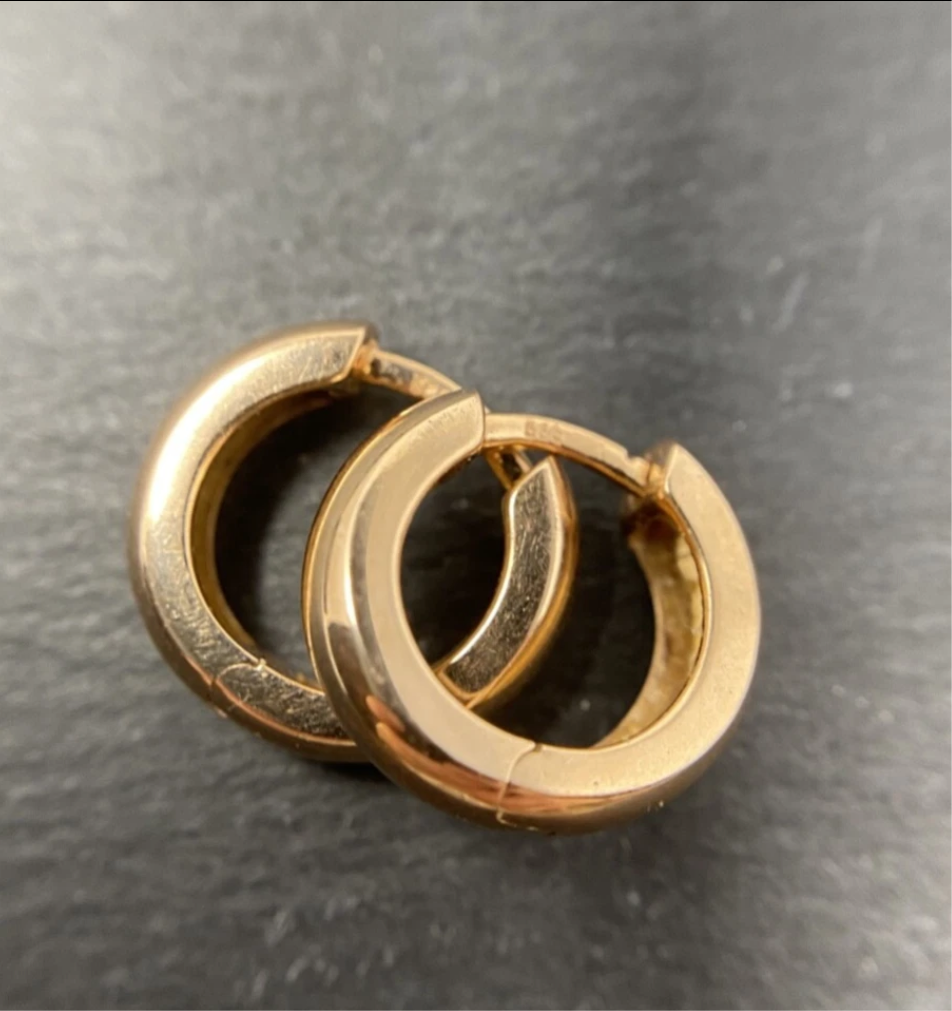 Rotgold Creolen | 14K/585 Rotgold