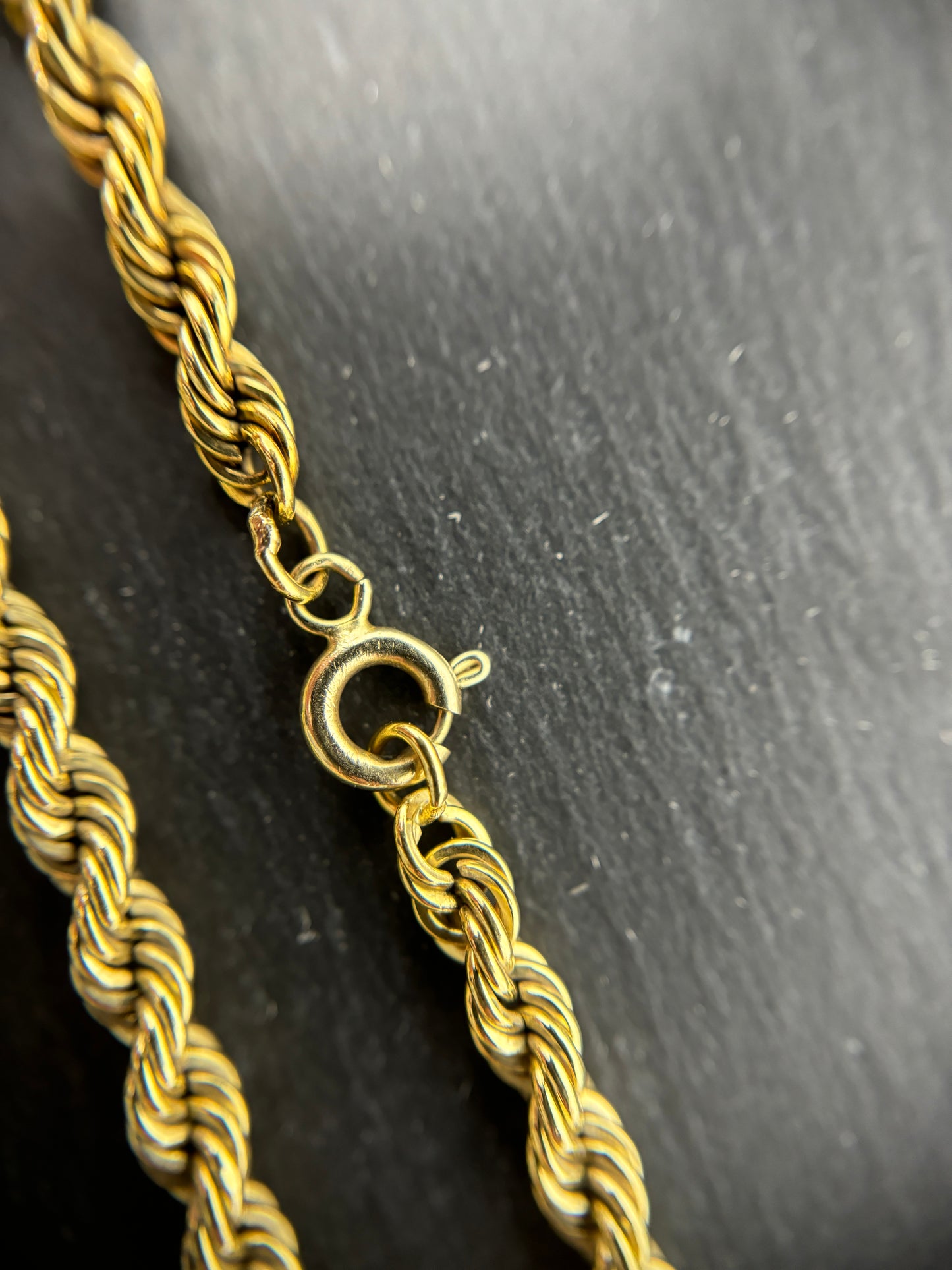 Goldkette Kordelkette Gelbgold 50cm 14K/585 GG 4mm No.72