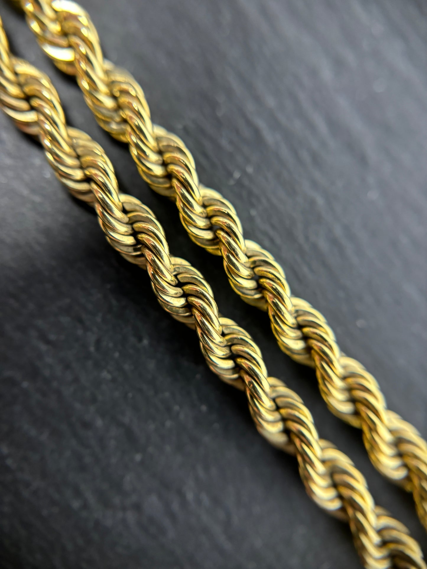 Goldkette Kordelkette Gelbgold 50cm 14K/585 GG 4mm No.72
