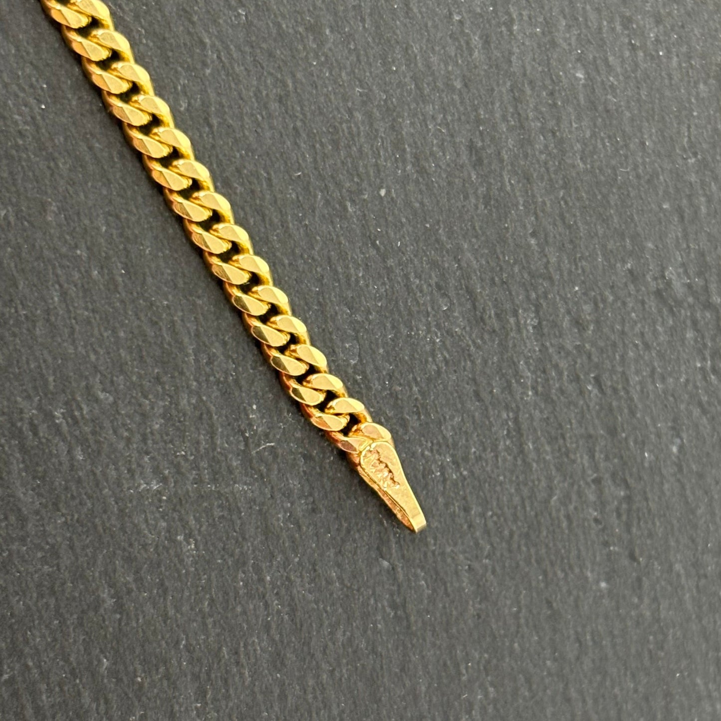 Gelbgold Panzerarmband Goldarmband 14K/585 19cm 3mm Massiv No.95