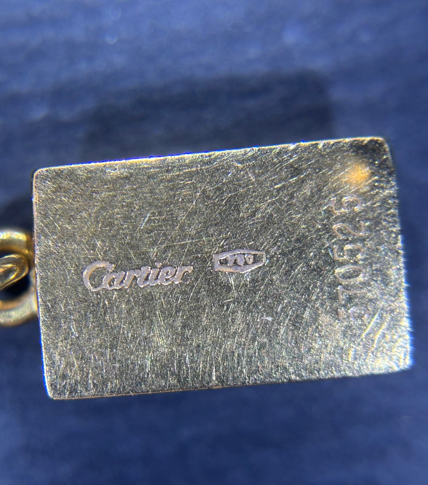 Verkauft! Cartier Goldbarren 1/8 Oz Gold Anhänger 18K/750 Vintage