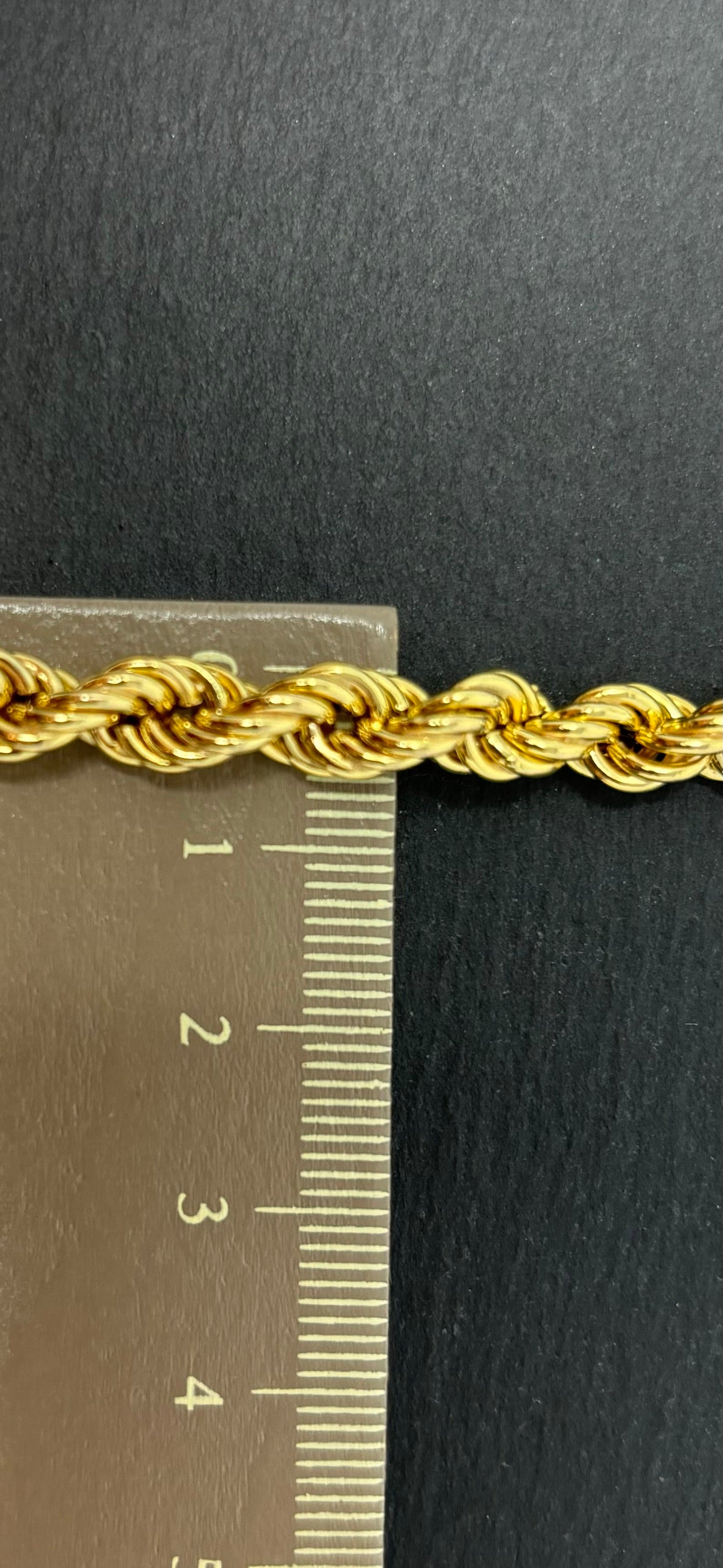 Verkauft ! Kordelarmband Goldarmband 8K/333 6mm 19cm Gold No.101